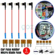 10x Add A Circuit Mini Blade & Fuse Splice Holder ATM APM Back Fuses Tap Fitting