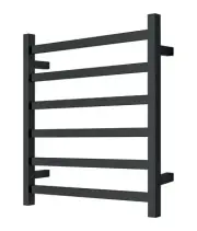 Matte Black Brushed Gold NON Heated Towel Rail rack Square 650*620mm wide 6 bar