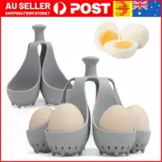 Silicone Egg Cooker Cups Kitchen Egg Boiler Cups Egg Poacher Silicone Cups Rack