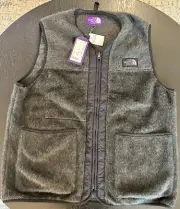 The North Face Purple Label Field Vest Wool/Fleece BNWT - Charcoal Gray JAPAN M