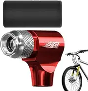 Cycling Pump Replacement Head, Air Pump Adapter, Flexible Air Pump Adapter, Sturdy Portable Pump Connector for Air Compressor, Cycling