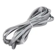 1 Pack Telephone Cord 16.4ft Phone Cable 6P6C with RJ12 Plug, Grey