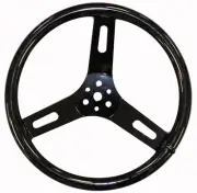 NEW Black 14" Round Aluminum Steering Wheel Racing Go Kart Fun Cart Bar Stool