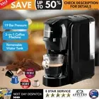 Espresso Coffee Maker Machine Automatic Nespresso & Caffitaly Pod Compatible