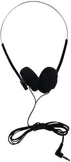 GANPUB Retro On-Ear Headphones,Wired Stereo Headphones,Headphone,Lightweight Portable Headphone with Adjustable Headband On-Ear Earbuds Earbuds and Accessories (Black)