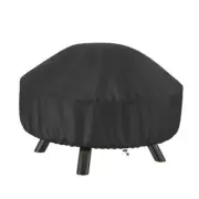 Fire Pit Cover Round for 22-32 Inches Fire Pits, Lightweight Outdoor FirePit