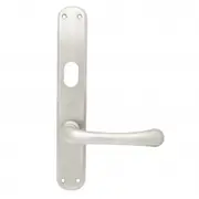 KR Lucas Pavtom Milena Door Handle Lever Oval Lock Plate