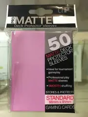 Pink (100) ULTRA PRO Card Sleeves *PRO-MATTE* DECK PROTECTORS MTG Pokemon
