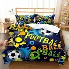 Football graffiti colorful 1 Quilt Duvet Cover Set Bed Linen Comforter Cover