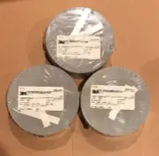 NEW 1 Case 3M microfinishing Film 3 Roll 1.656,150ft,5/8,Abrasive side out 60MIC