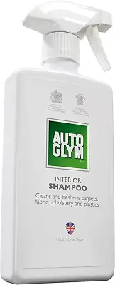Interior Shampoo 500ml Car Clean Carpet Leather Fabric Vinyl Upholstery Freshene