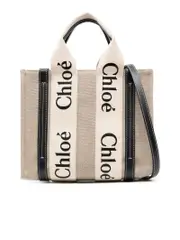 Chloé Small Woody Canvas Tote