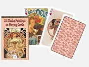 Mucha Bridge Playing Cards