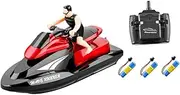 SUPVOX 3PCS Remote Control Boat for Adults High Boat with Batteries Up for Pools Lakes Streamlined Design for Stability