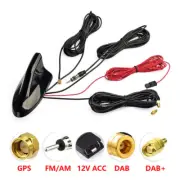 Car Roof Top Shark Fin Antenna Vehicle GPS DAB Digital Radio Tuner DAB+ Receiver