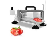 VEVOR Commercial Tomato Slicer 3/16" Manual Tomato Cutter Slicer Stainless Steel