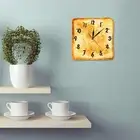 Toasted Bread Wall Clock, 30cm Silent Non Ticking Decoration Wall art for home