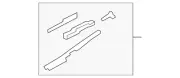 Genuine BMW Slide Rail 54-10-7-293-445