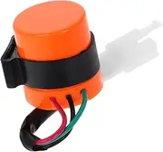 PLAFOPE 12v Electronic Pin Led Flasher Relay Integrated Beeper for Motorcycles Atvs and Scooters Easy Installation High Visibility Orange Indicator Light Compatibility
