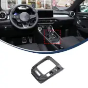Dry Carbon Center Control Gear Panel Trim Cover For Alfa Romeo Tonale 2022-2024 (for: Alfa Romeo)