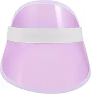 [ROMISBABA] Women's Sun Hat Stylish Seaside Sun Blocking Cap Plastic Beach Visor Hat for Active Lifestyle