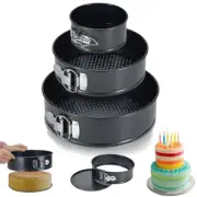 4+7+9 inch Cheesecake Pan Springform Cake Pan Non-Stick Cheesecake Cake Tin w...