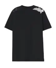swan-graphic T-shirt S Black