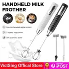 Electric Milk Frother Coffee Whisk USB Handheld Frappe Latte Hot Chocolate Mixer