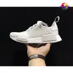 正版 ADIDAS ORIGINALS NMD_R1 白色大網面 慢跑 男女鞋S79166 休閒鞋