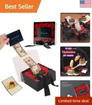 Luxurious Money Roll Pull-Out Surprise Box with LED Lights - Elegant Gift Idea
