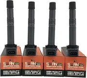 Set of SWAN Ignition Coils & NGK Spark Plugs for Honda Integra (K20A3-2.0L