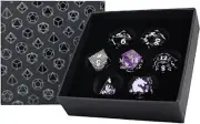 Let's Play Games Inscripted LPG Dice RPG Set, Dragon Purple