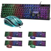 [New] CHONCHOW Gaming Keyboard and Mouse Set Compatible with PS4 and Switch 108