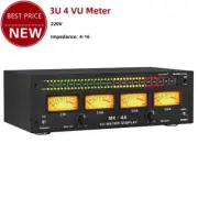 3U 4 VU Meter Display Audio VU Meter HLevel Meter for Audio Amplifier MK-4A