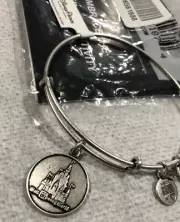 New 2014 Disney Alex And Ani WDW Cinderella Castle Bracelet Free Shipping