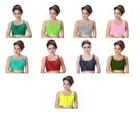 Women Embroidered Silk Blouse Top Tunic Party Wear Ethnic plus Size sari Saree