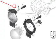 MINI COUNTRYMAN R60 Front Fog Light 63179812537 9812537 NEW GENUINE