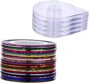 ARTSEWPLY Nail Art Tape 120pcs Gold Silver Thread Stickers Decorative Strips Perfect Present for Ladies