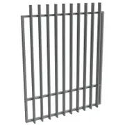 ProtectorAl 800-1200W x 1500H Monument Aluminium Radiator Pool Gate