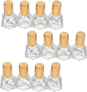 SHERCHPRY 12Pcs Roll Glass Roll Bottles Essential Oil Roller Ball Kit for Perfumes Natural Oils Portable Massage Effect for Travel Daily Use