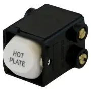HOT PLATE - Printed Switch - 35 Amp - Double Pole Switch Mech