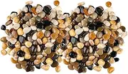Happyyami Natural Cobblestone Pebbles 2 Bags for Fish Tank Decor Aquarium Gravel Landscape Rock Decorations