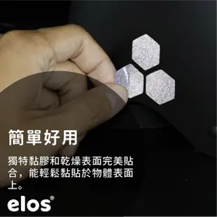 【Elos 都會滑板】Elos戶外用黑色高亮度反光貼(安全貼紙 戶外安全 3M製)