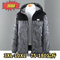 在飛比找Yahoo!奇摩拍賣優惠-3XL-10XL 大尺碼羽絨服 加大尺碼棉衣  大尺碼羽絨外