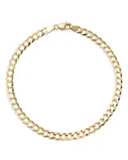 Bloomingdale's Fine Collection Men's Curb Link Chain Bracelet in 14K Yellow Gold