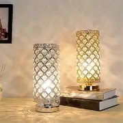 Crystal Table Lamp Bedside Light Simple Modern Home Decorate Nightstand Indoor