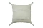 Indra Tassel Cushion (Grey) - 45 x 45cm