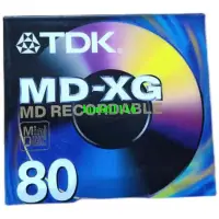 在飛比找露天拍賣優惠-TDK MD-XG Mini Disc 80 MD盤MD R