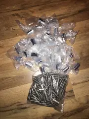 50 3/8-16 ferrule and 5/16-18 hanger bolts. beer tap handle repair parts