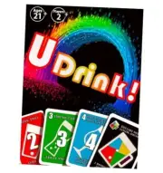 UDRINK! - The Drinking Game Cards for Adults, Fun & Easy Games for Adult Game